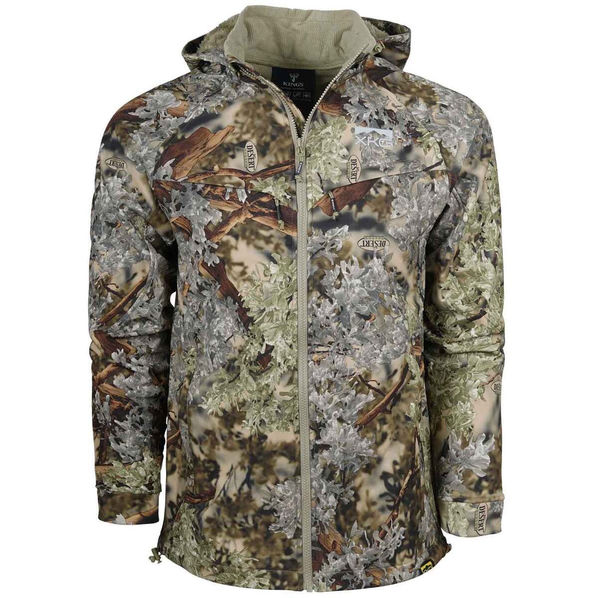 King's Camo Men's Desert Shadow XKG Boulder Soft Shell Hunting Jacket ...