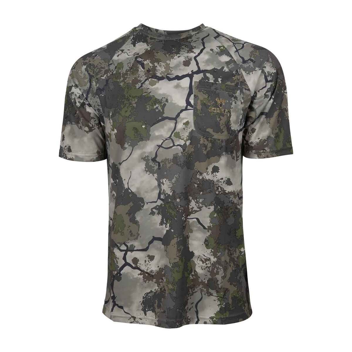 King's Camo Men's KC Ultra Hunter Series Short Sleeve Hunting Shirt King's Camo Men's KC Ultra Hunter Series Short Sleeve Hunting Shirt