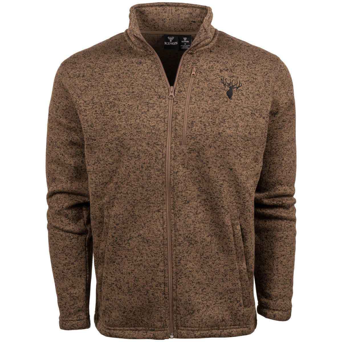King's Camo Men's Logo Full Zip Casual Jacket King's Camo Men's Logo Full Zip Casual Jacket