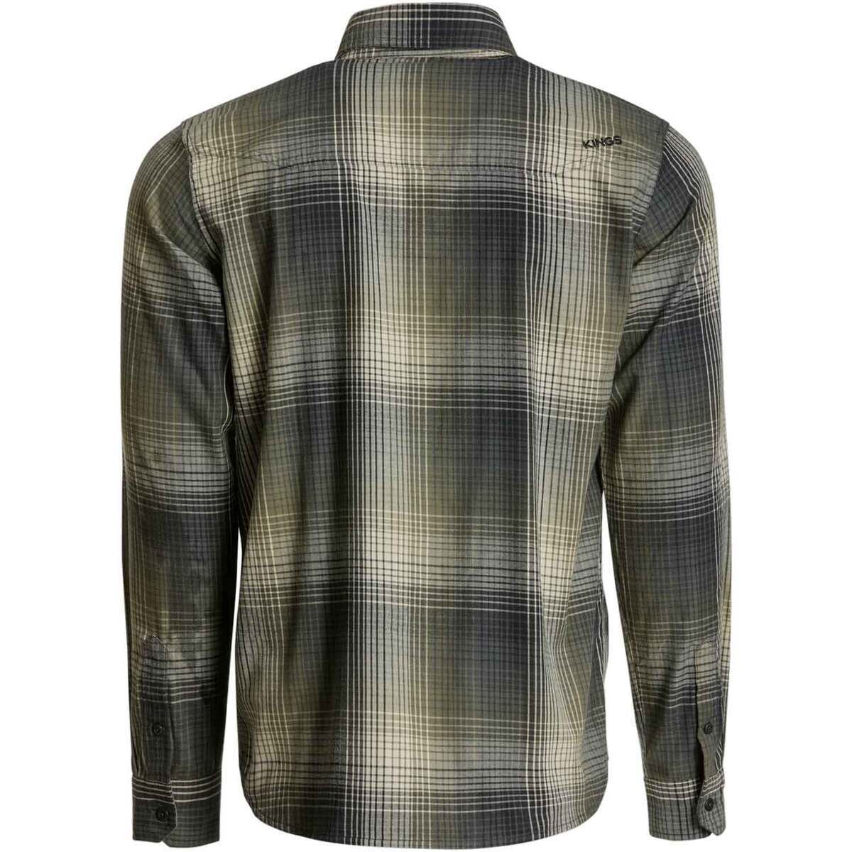 Kings Camo Men's Modern Flannel Long Sleeve Casual Shirt Kings Camo Men's Modern Flannel Long Sleeve Casual Shirt