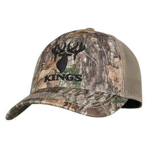King's Camo Men's Realtree Edge Embroidered Mesh Hunting Hat