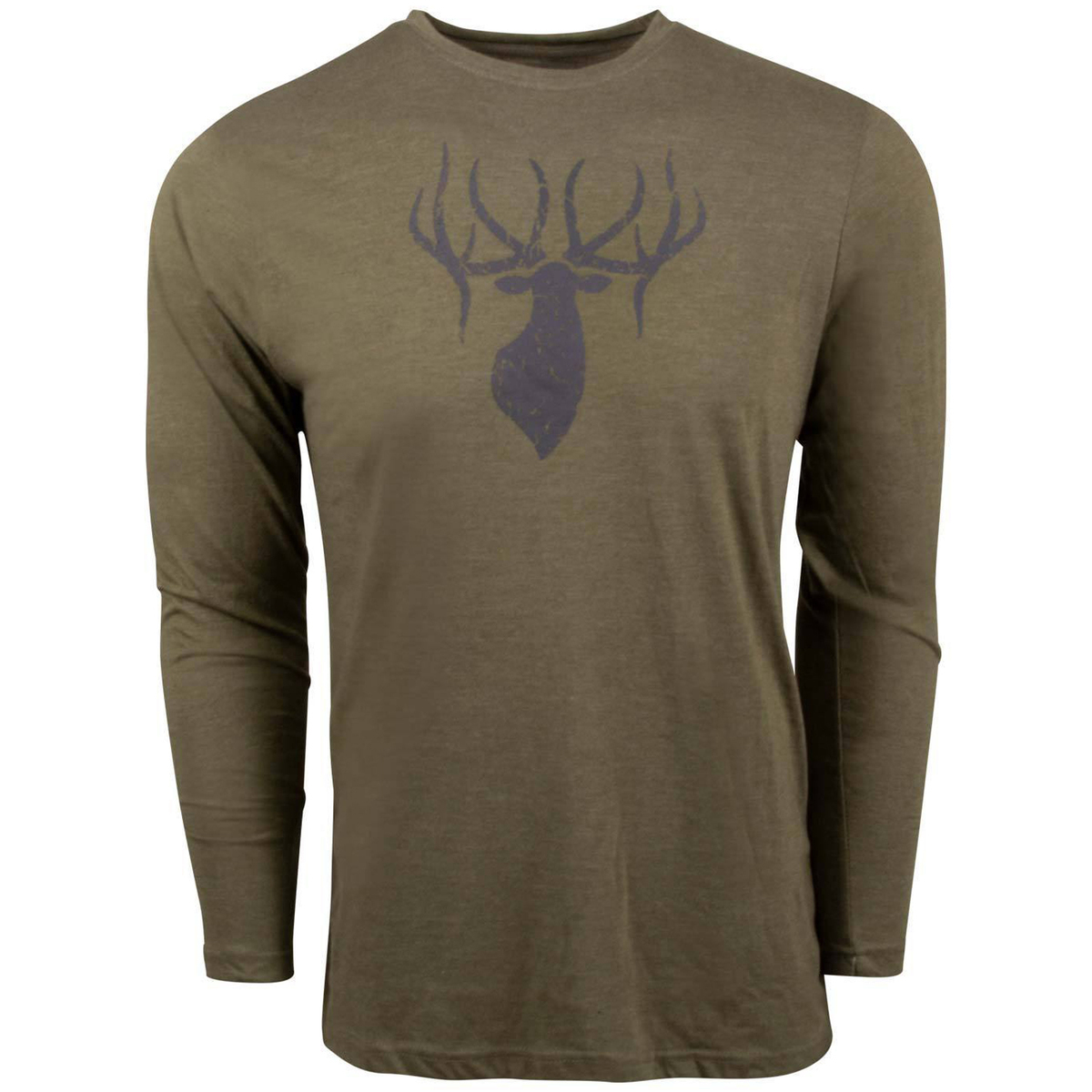 King's Camo Men's Triblend Graphic Long Sleeve Shirt - Heathered Olive - 3XL - Heathered Olive 3XL King's Camo Men's Triblend Graphic Long Sleeve Shirt - Heathered Olive - 3XL - Heathered Olive 3XL