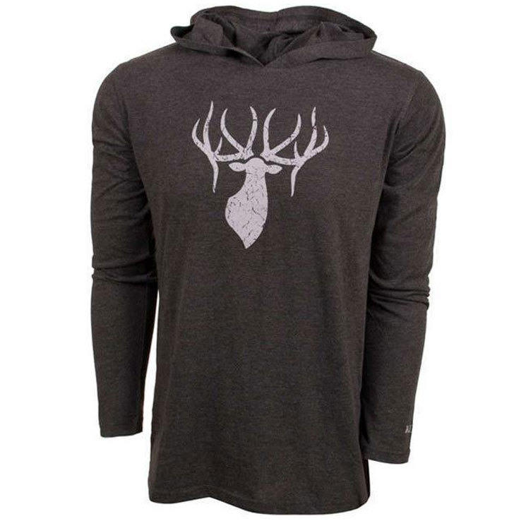 King's Camo Men's Triblend Hooded Long Sleeve Shirt King's Camo Men's Triblend Hooded Long Sleeve Shirt