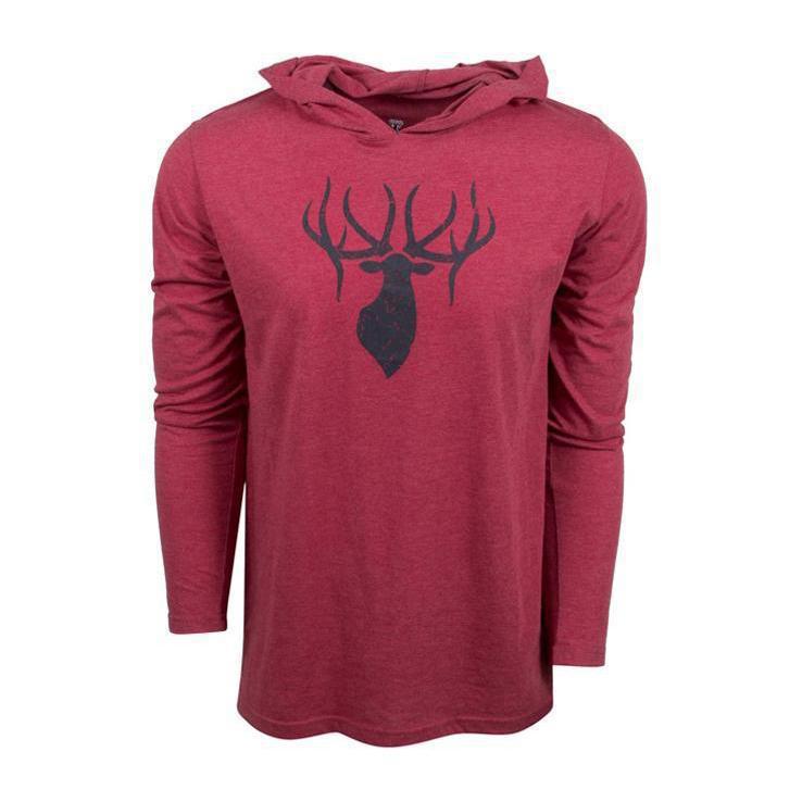 King's Camo Men's Triblend Hooded Long Sleeve Shirt King's Camo Men's Triblend Hooded Long Sleeve Shirt