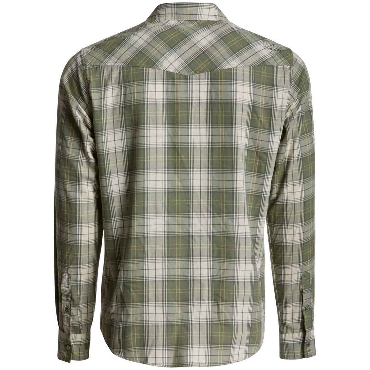 Kings Camo Men's Western Snap Flannel Long Sleeve Casual Shirt Kings Camo Men's Western Snap Flannel Long Sleeve Casual Shirt