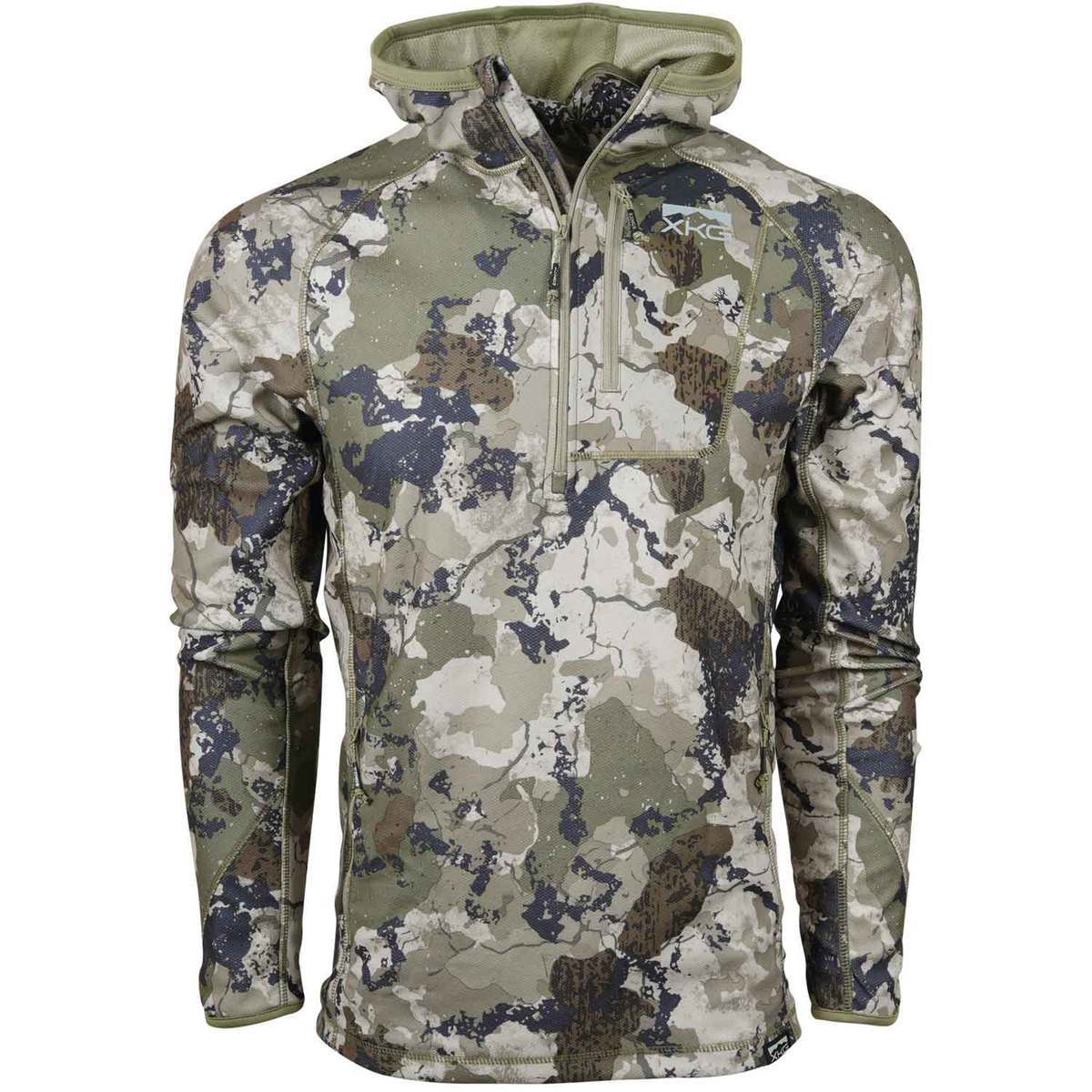 Fishing Hoodie King's Camo Men's King's XKG Elevation 1/4 Zip