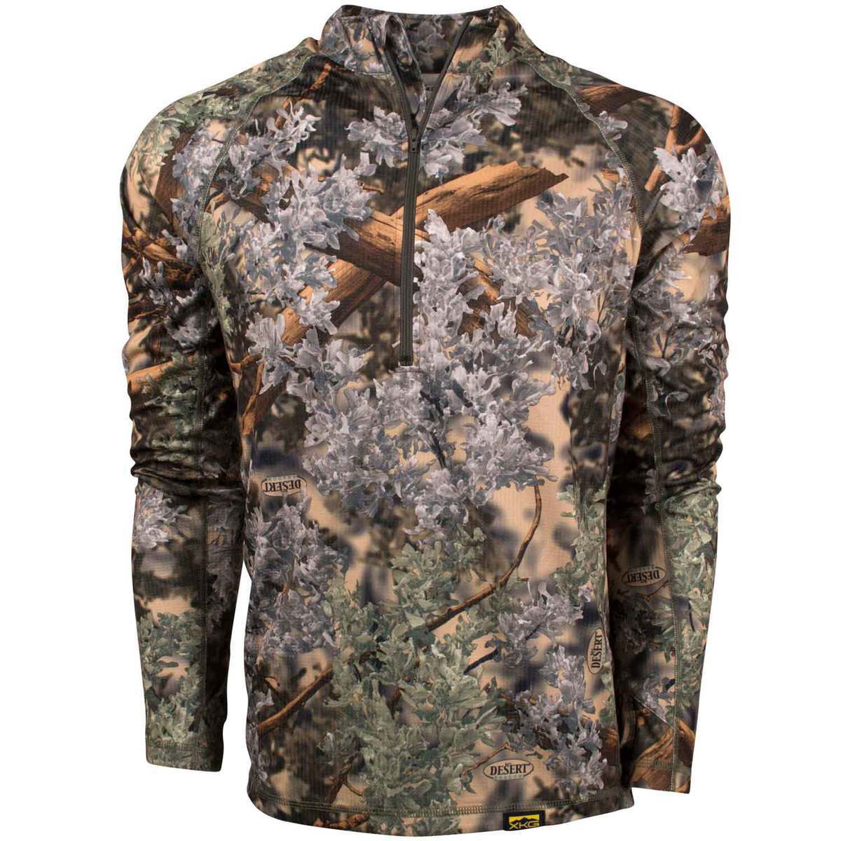 King's Camo Men's XKG Elevation 1/4 Zip Long Sleeve Shirt King's Camo Men's XKG Elevation 1/4 Zip Long Sleeve Shirt