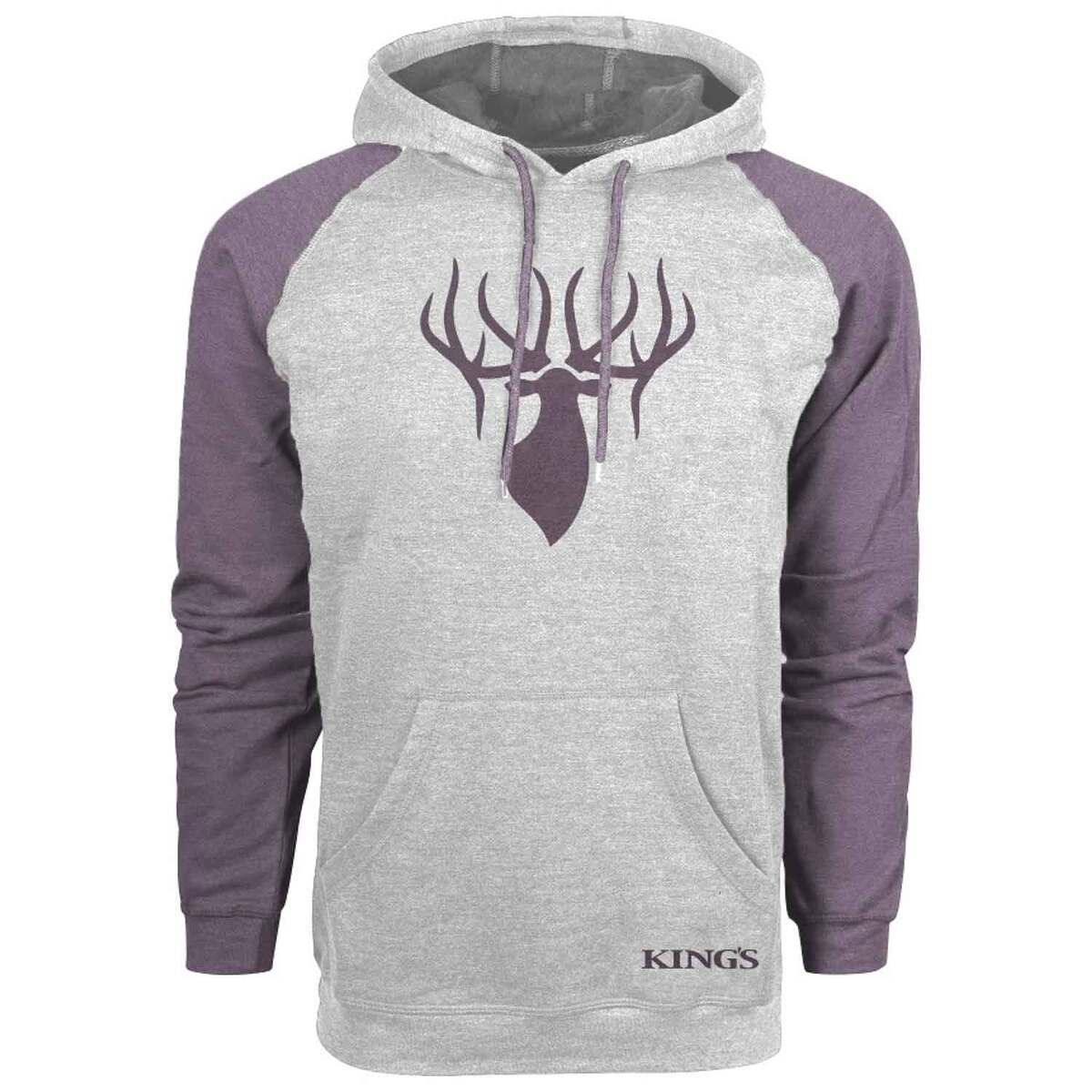 King's Camo Women's Triblend Logo Casual Hoodie King's Camo Women's Triblend Logo Casual Hoodie