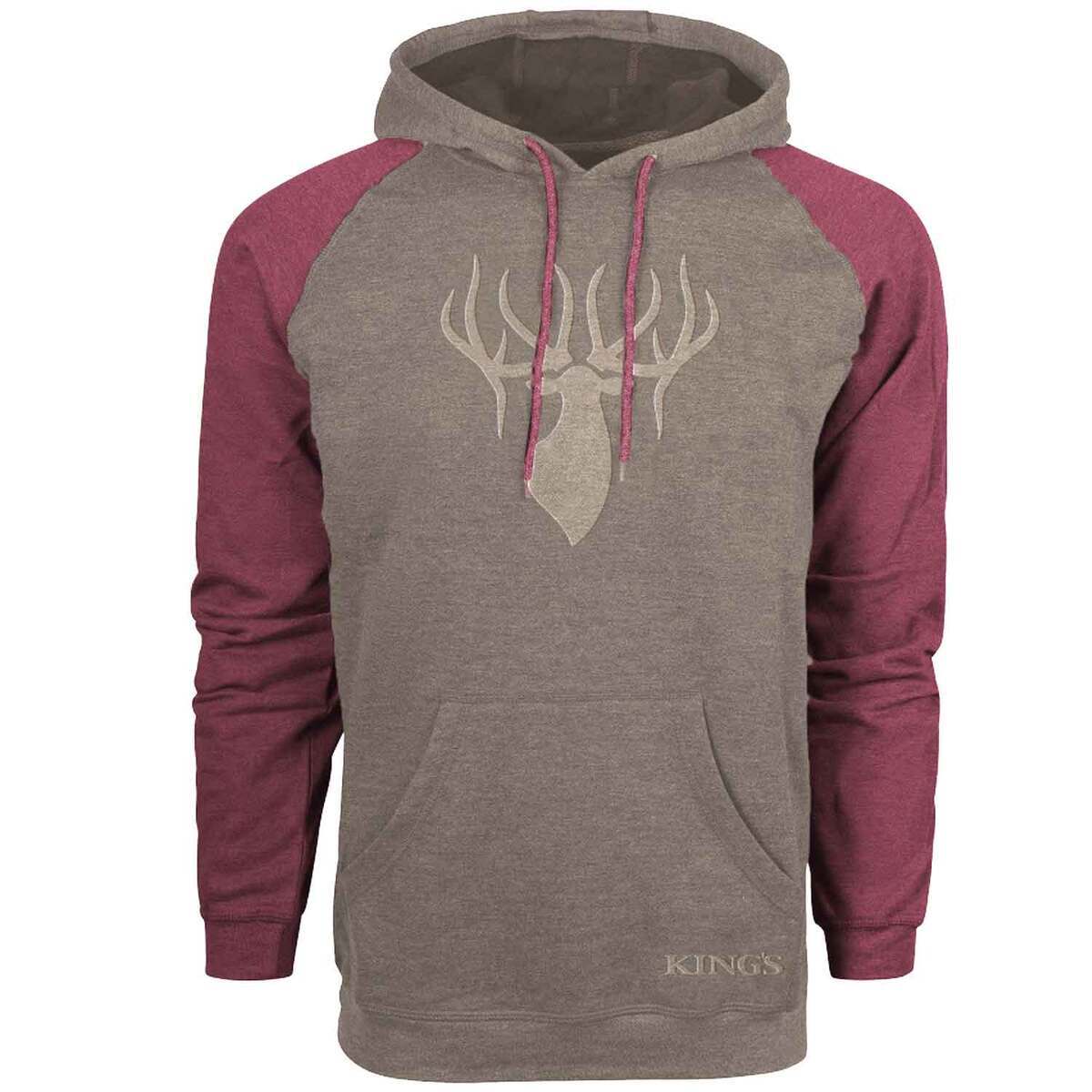 King's Camo Women's Triblend Logo Casual Hoodie King's Camo Women's Triblend Logo Casual Hoodie