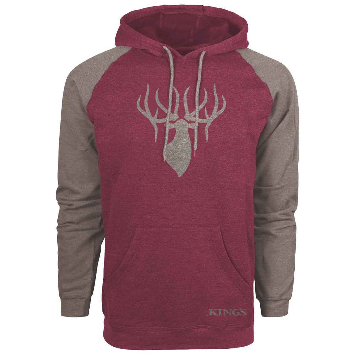 King's Camo Women's Triblend Logo Casual Hoodie King's Camo Women's Triblend Logo Casual Hoodie