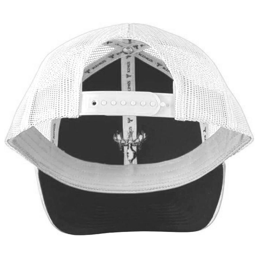 Kings Camo Men's Five Panel Embroidered Logo Hat - Charcoal/White - One Size Fits Most - Charcoal/White One Size Fits Most Kings Camo Men's Five Panel Embroidered Logo Hat - Charcoal/White - One Size Fits Most - Charcoal/White One Size Fits Most