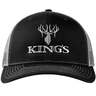 King's Camo Men's Logo Snapback Hat - Black - Black One Size Fits Most