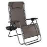 Kings River XL Zero Gravity Lounger with Table - Brown - Brown