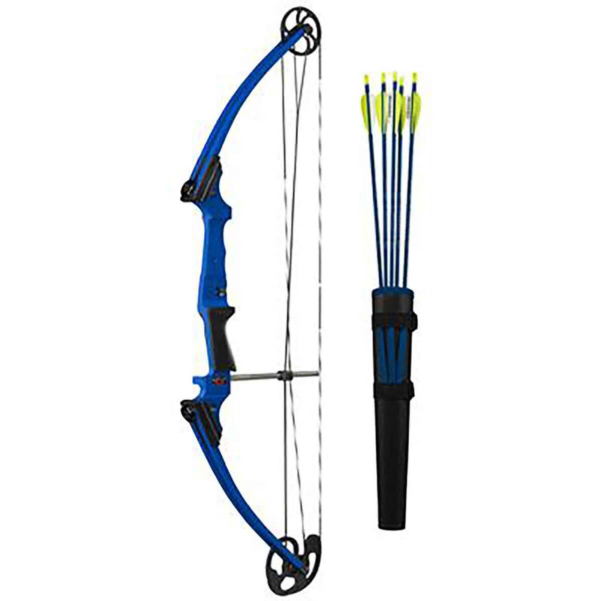 Genesis 10-20lbs Left Hand Blue Compound Bow - Package - Blue Genesis 10-20lbs Left Hand Blue Compound Bow - Package - Blue