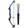 Genesis 10-20lbs Left Hand Blue Compound Bow - Package - Blue