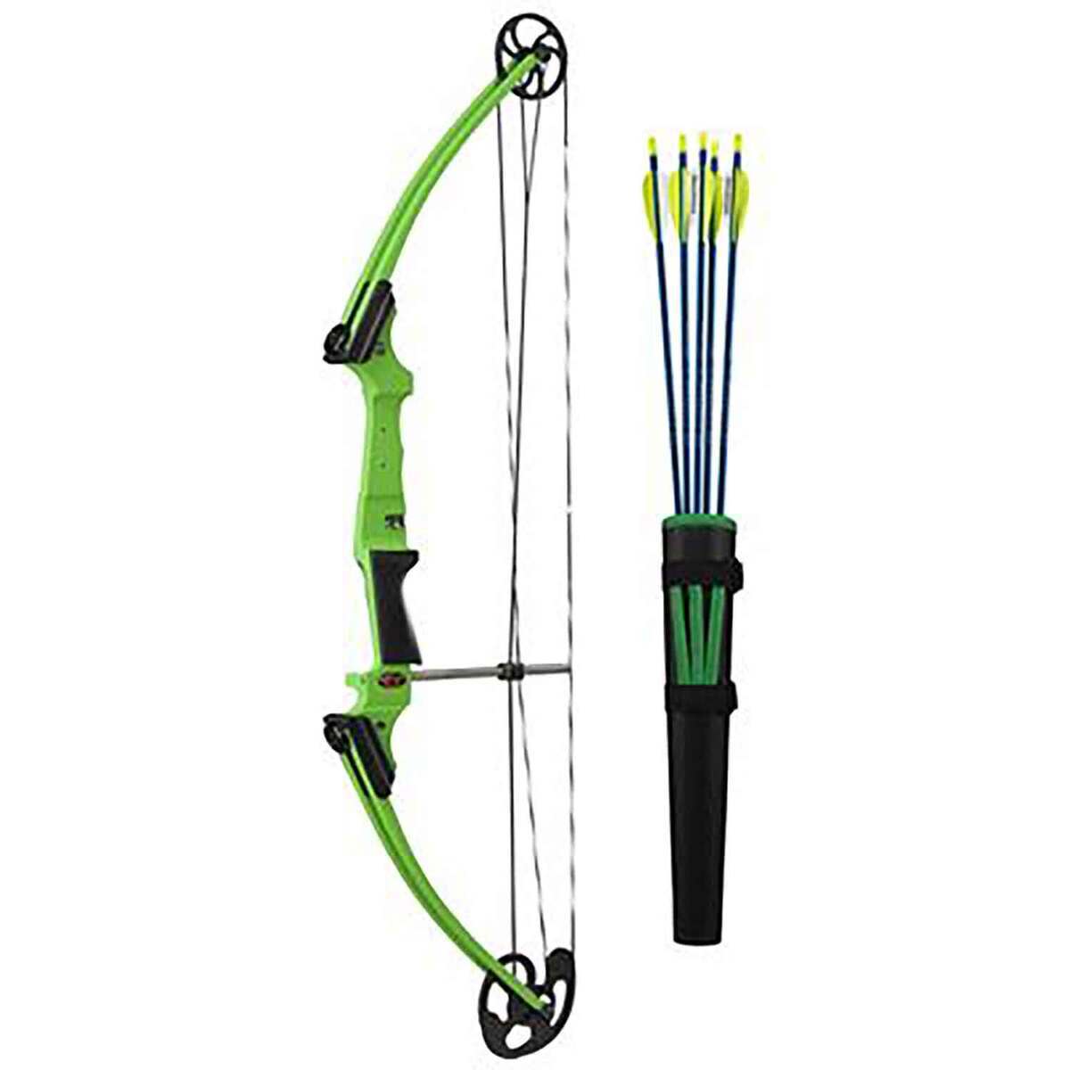 Genesis 10-20lbs Right Hand Green Compound Bow - Package - Green Genesis 10-20lbs Right Hand Green Compound Bow - Package - Green