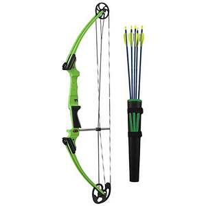 Genesis 10-20lbs Right Hand Green Compound Bow - Package