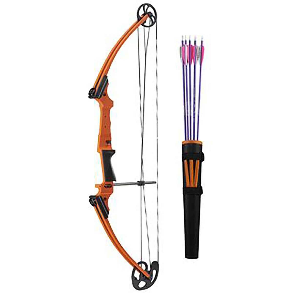 Genesis 10-20lbs Right Hand Orange Compound Bow - Package - Orange Genesis 10-20lbs Right Hand Orange Compound Bow - Package - Orange