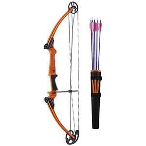 Kinsey's Genesis 10-20lbs Right Hand Orange Compound Bow - Package