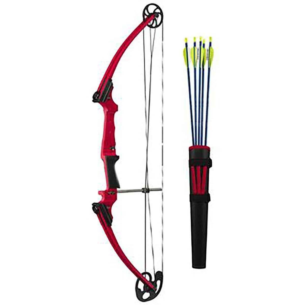 Genesis 10-20lbs Right Hand Red Compound Bow - Package - Red Genesis 10-20lbs Right Hand Red Compound Bow - Package - Red
