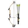 Genesis 10-20lbs Right Hand Sand Tan Compound Bow - Package - Tan