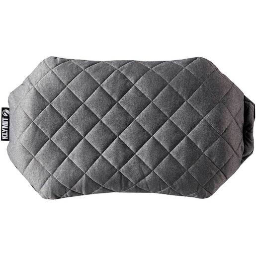 Klymit Luxe Camping Pillow - Grey 7in x 3in