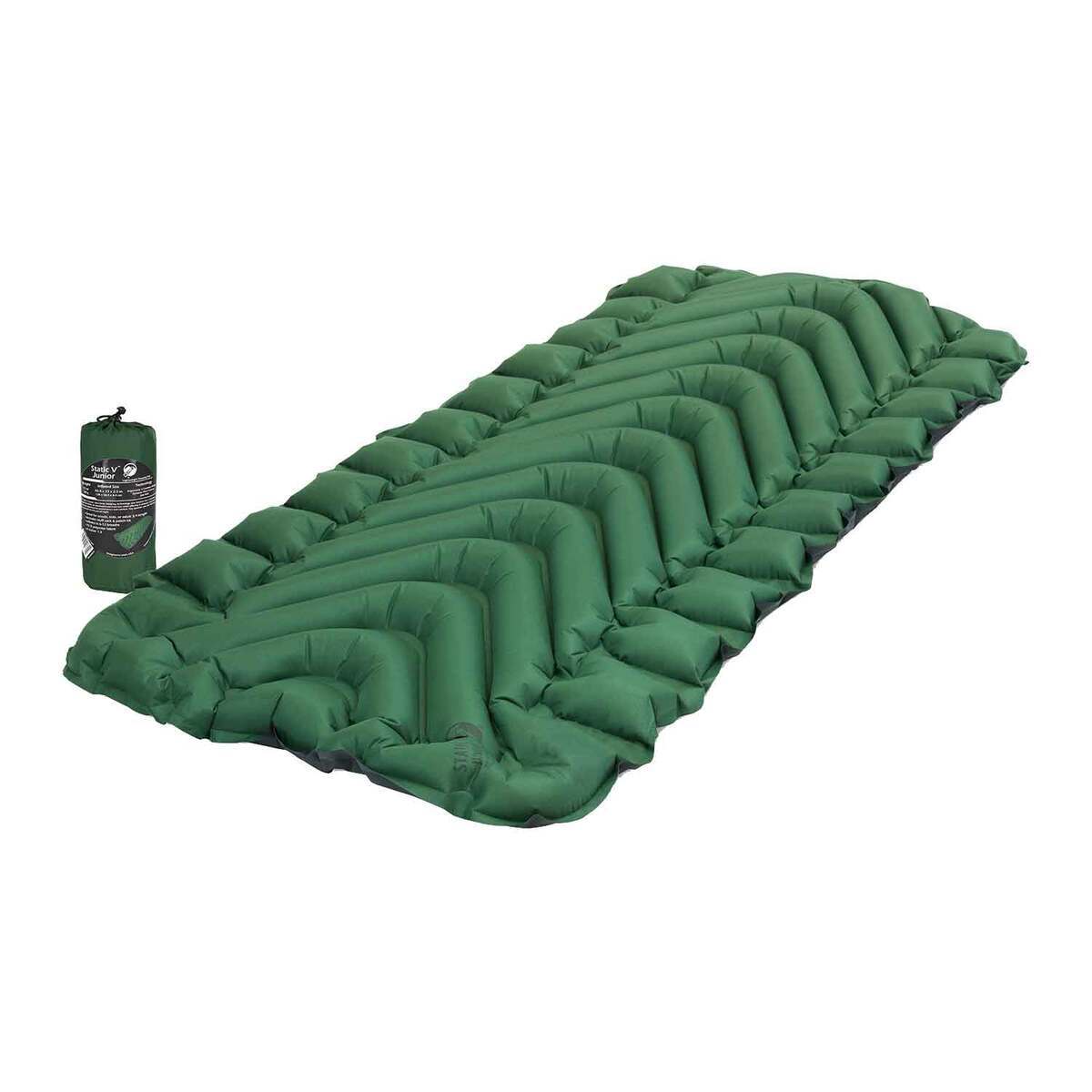 Klymit Static V Junior Sleeping Pad - Green Short - Forest Green Top/Charcoal Black Short Klymit Static V Junior Sleeping Pad - Green Short - Forest Green Top/Charcoal Black Short