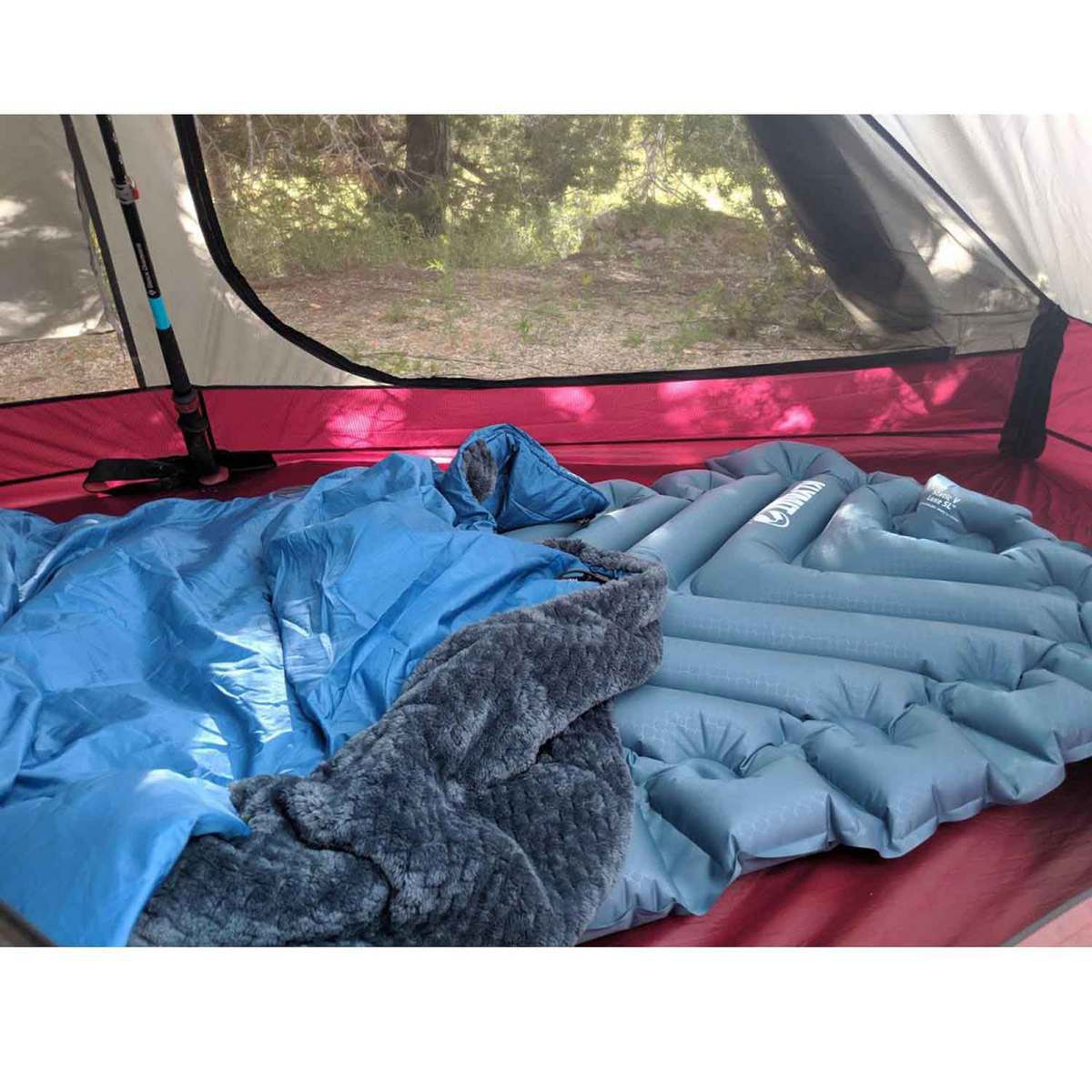 Klymit Static V Luxe Sl Sleeping Pad Blue Regular Blue Regular Sportsman S Warehouse