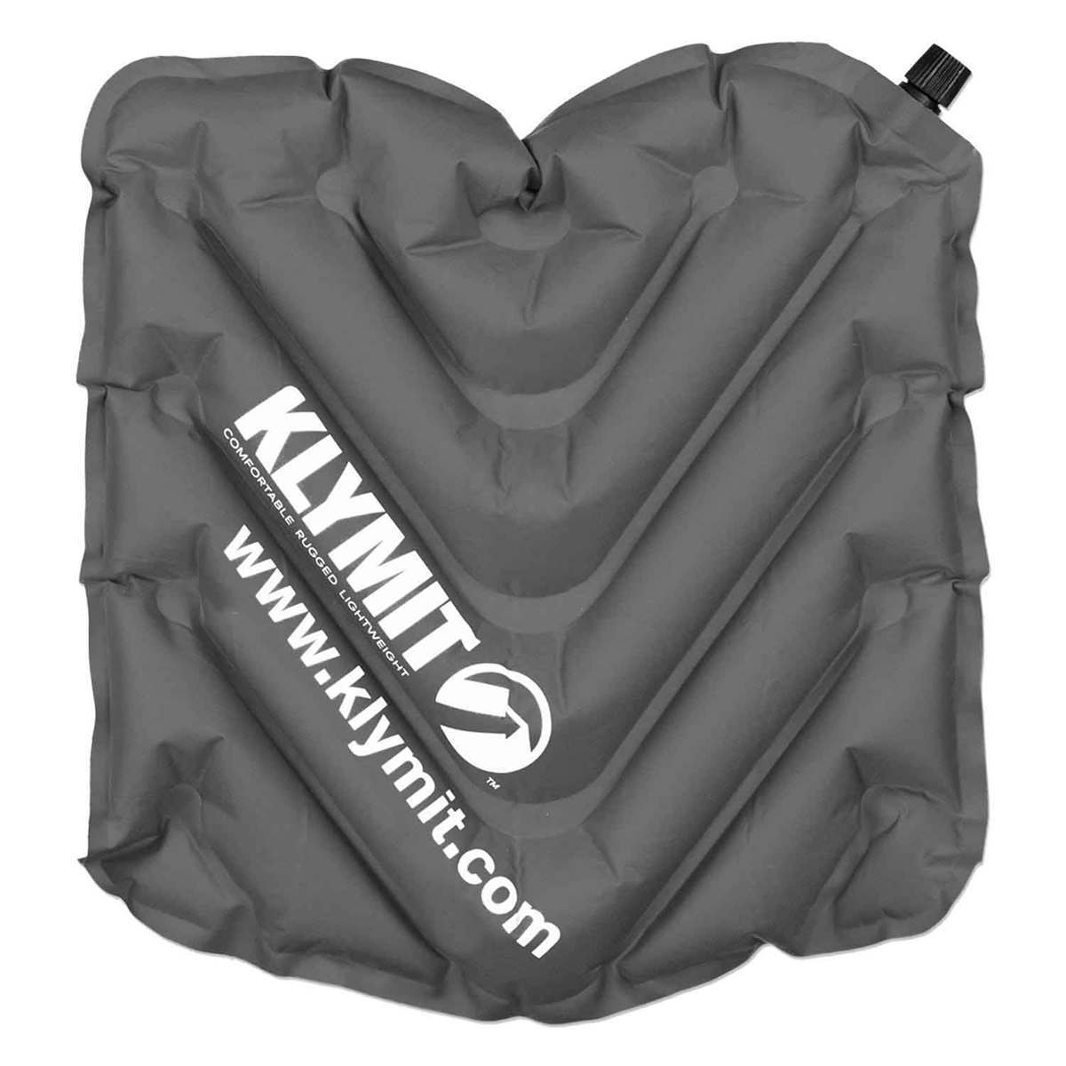 Klymit V Seat - Gray - Gray 14in L x 14in W x 1in H Klymit V Seat - Gray - Gray 14in L x 14in W x 1in H