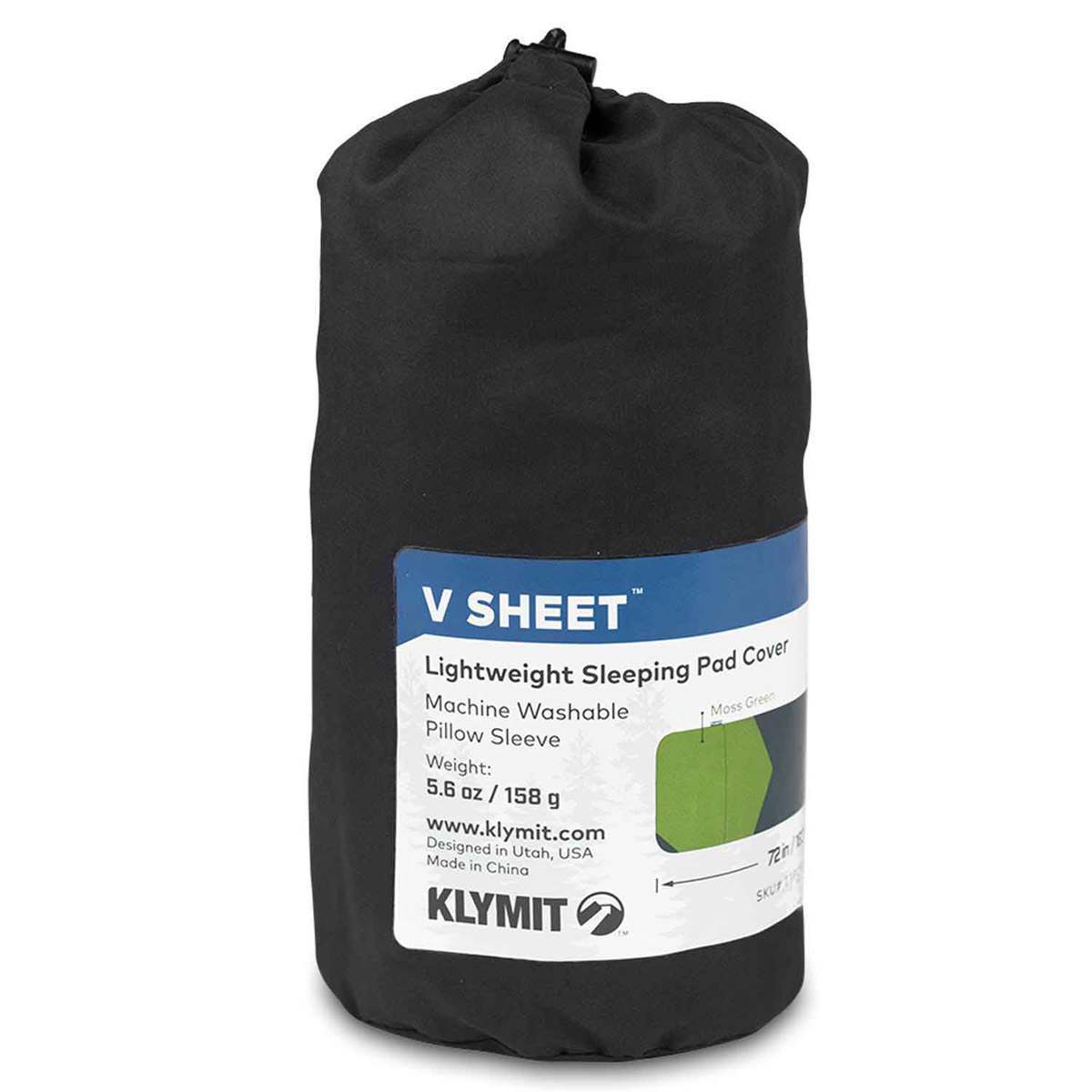 Klymit V Sheet - Gray/Green - Gray/Green Klymit V Sheet - Gray/Green - Gray/Green