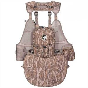 Knight & Hale Men's Mossy Oak Bottomland Run-N-Gun 200 Turkey Hunting Vest - One Size Fits Most