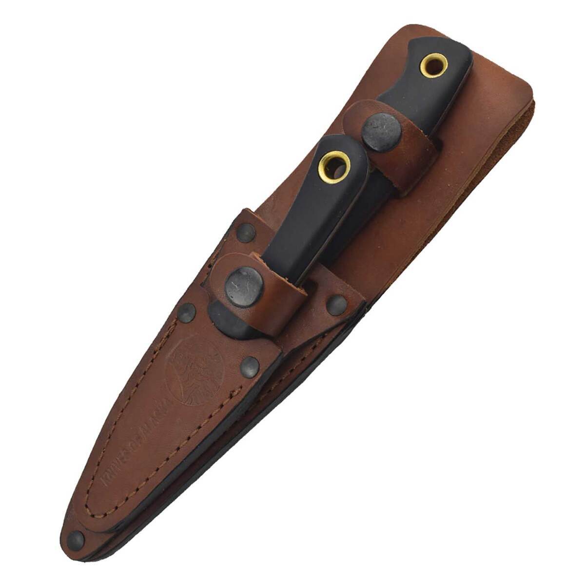 Knives of Alaska Alpha Wolf/Cub Fixed Blades Combo - Black Knives of Alaska Alpha Wolf/Cub Fixed Blades Combo - Black