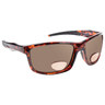 KnotMaster Snake Polarized Fishing Sunglasses - Brown  +2.50