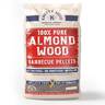 KNOTTY WOOD 100% Almond Wood BBQ Pellets - 20lbs