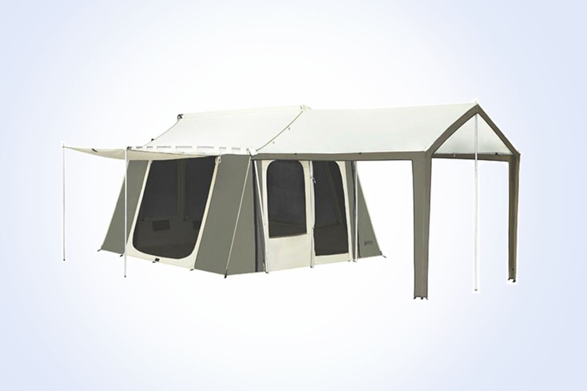 Kodiak Canvas 12x9 Camping Tent with Awning