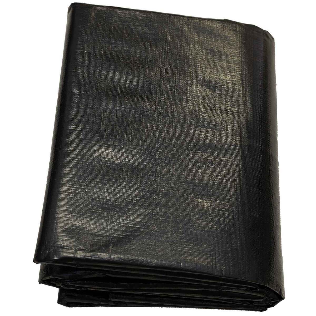 Kodiak Canvas 8.5 x 6ft Ground Tarp - Black - Black Kodiak Canvas 8.5 x 6ft Ground Tarp - Black - Black