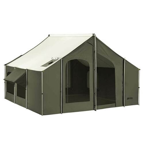 Kodiak Canvas Cabin Lodge 8-Person Canvas Tent – Green