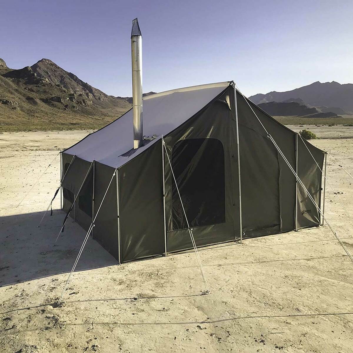 Kodiak Canvas Cabin Lodge 8-Person Canvas Tent - Green Kodiak Canvas Cabin Lodge 8-Person Canvas Tent - Green