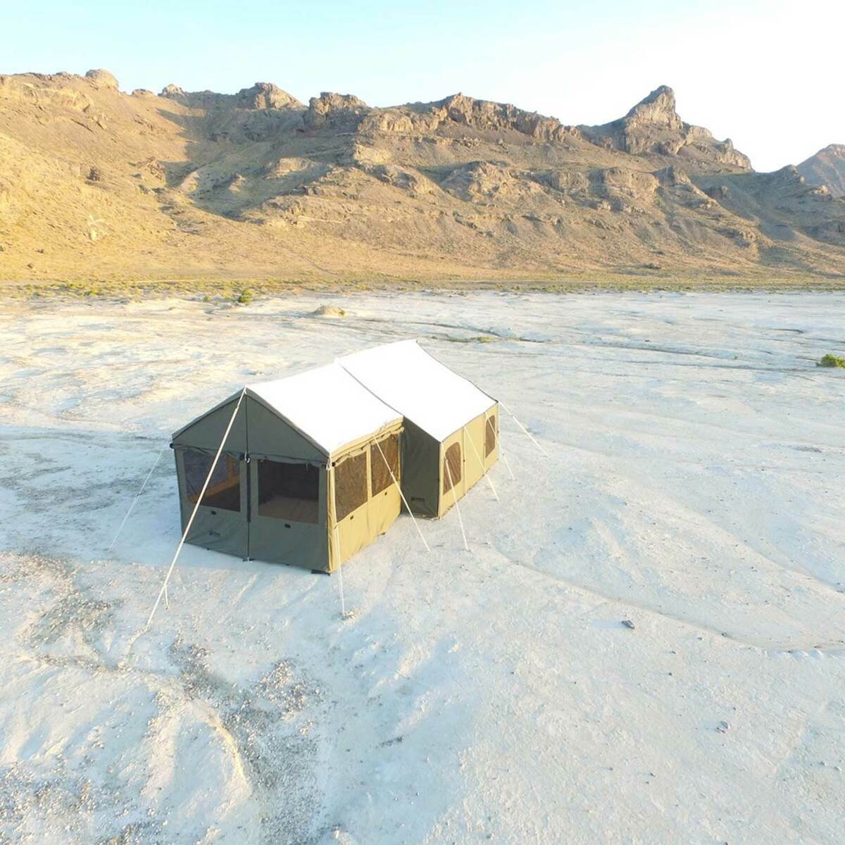Kodiak Canvas Cabin Lodge Enclosed Awning - Green Kodiak Canvas Cabin Lodge Enclosed Awning - Green