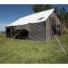 Kodiak Canvas Cabin Lodge Stove Ready 10-Person Canvas Tent - Grey - Grey