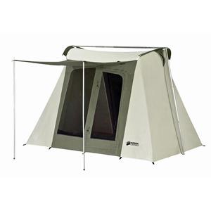 Kodiak Canvas Flex-Bow Deluxe 4-Person Canvas Tent with Awning