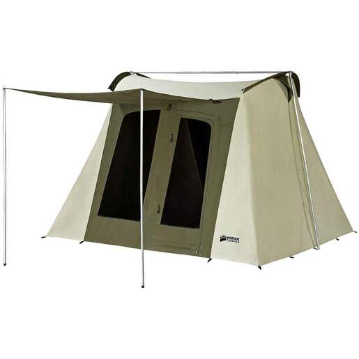 Kodiak Canvas Flex-Bow Deluxe 6-Person Canvas Tent – Tan