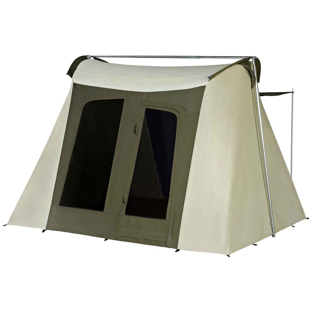 Kodiak Canvas Flex-Bow Deluxe 6-Person Canvas Tent - Tan Kodiak Canvas Flex-Bow Deluxe 6-Person Canvas Tent - Tan