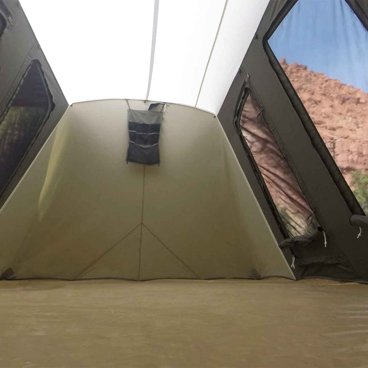Kodiak Canvas Deluxe 4 Season Tent with Awning Kodiak Canvas Deluxe 4 Season Tent with Awning