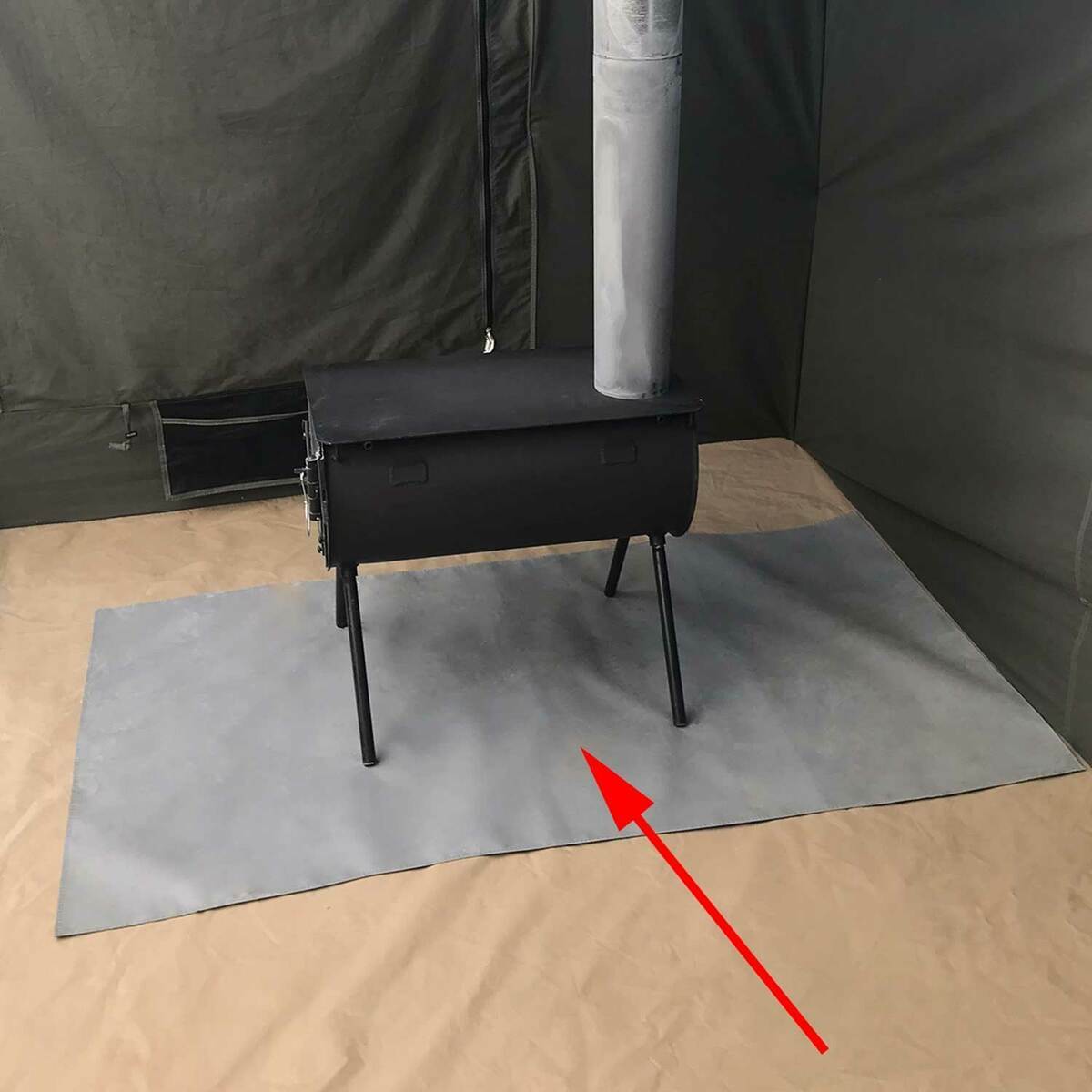 Kodiak Canvas Stove Mat Heat Shield Kodiak Canvas Stove Mat Heat Shield