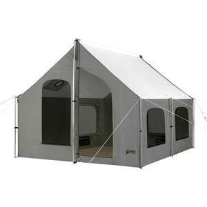 Kodiak Canvas Cabin Lodge Stove Ready 6-Person Canvas Tent - Sage Green