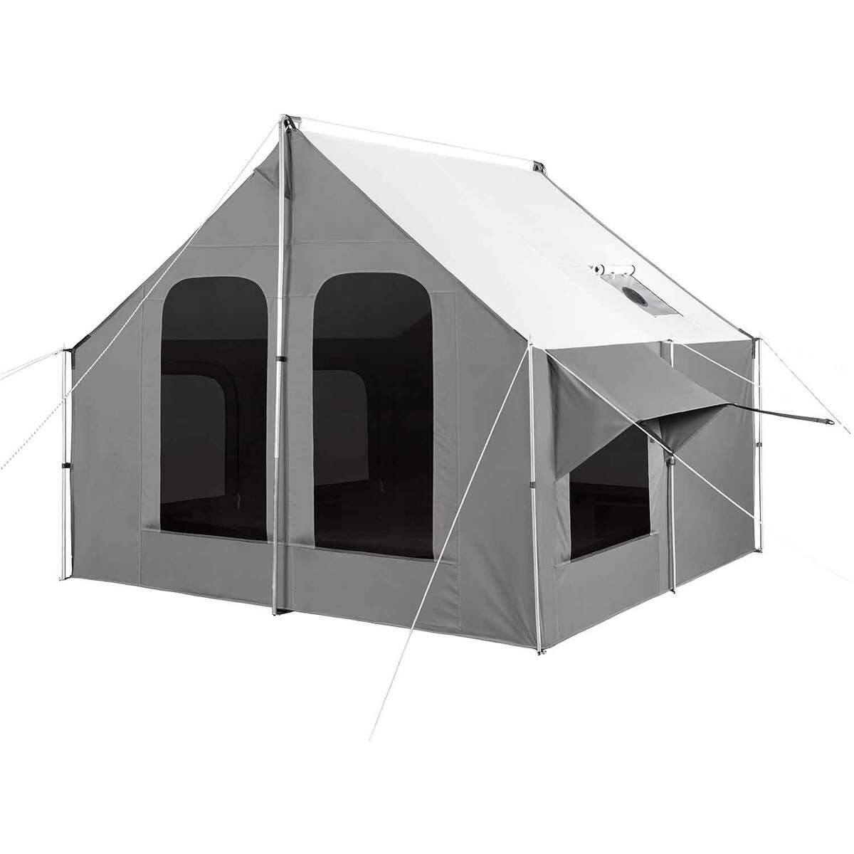 Kodiak Canvas Stove Ready Cabin Lodge Tent - 10x10ft - Sage Green Kodiak Canvas Stove Ready Cabin Lodge Tent - 10x10ft - Sage Green