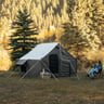 Kodiak Canvas Cabin Lodge Stove Ready 6-Person Canvas Tent - Sage Green - Sage Green