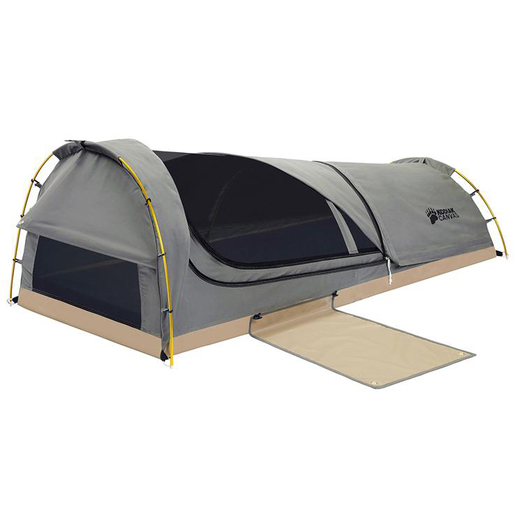 Kodiak Canvas Swag 1-Person Canvas Tent - Brown 12in x 12in x 35in - Kodiak Canvas