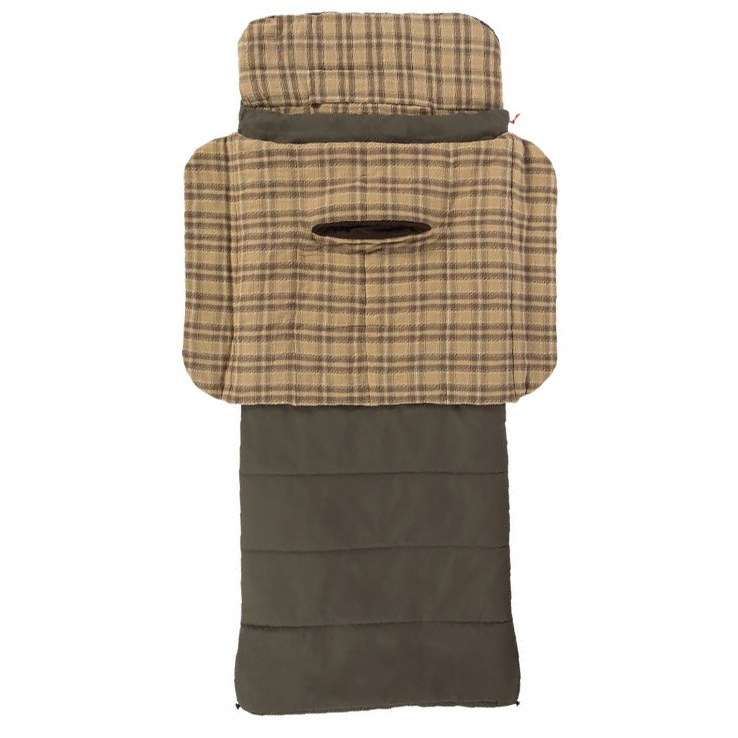 Kodiak Canvas Z Top 0 Degree Regular Rectangular Sleeping Bag - Brown - Brown 36in x 90in Kodiak Canvas Z Top 0 Degree Regular Rectangular Sleeping Bag - Brown - Brown 36in x 90in